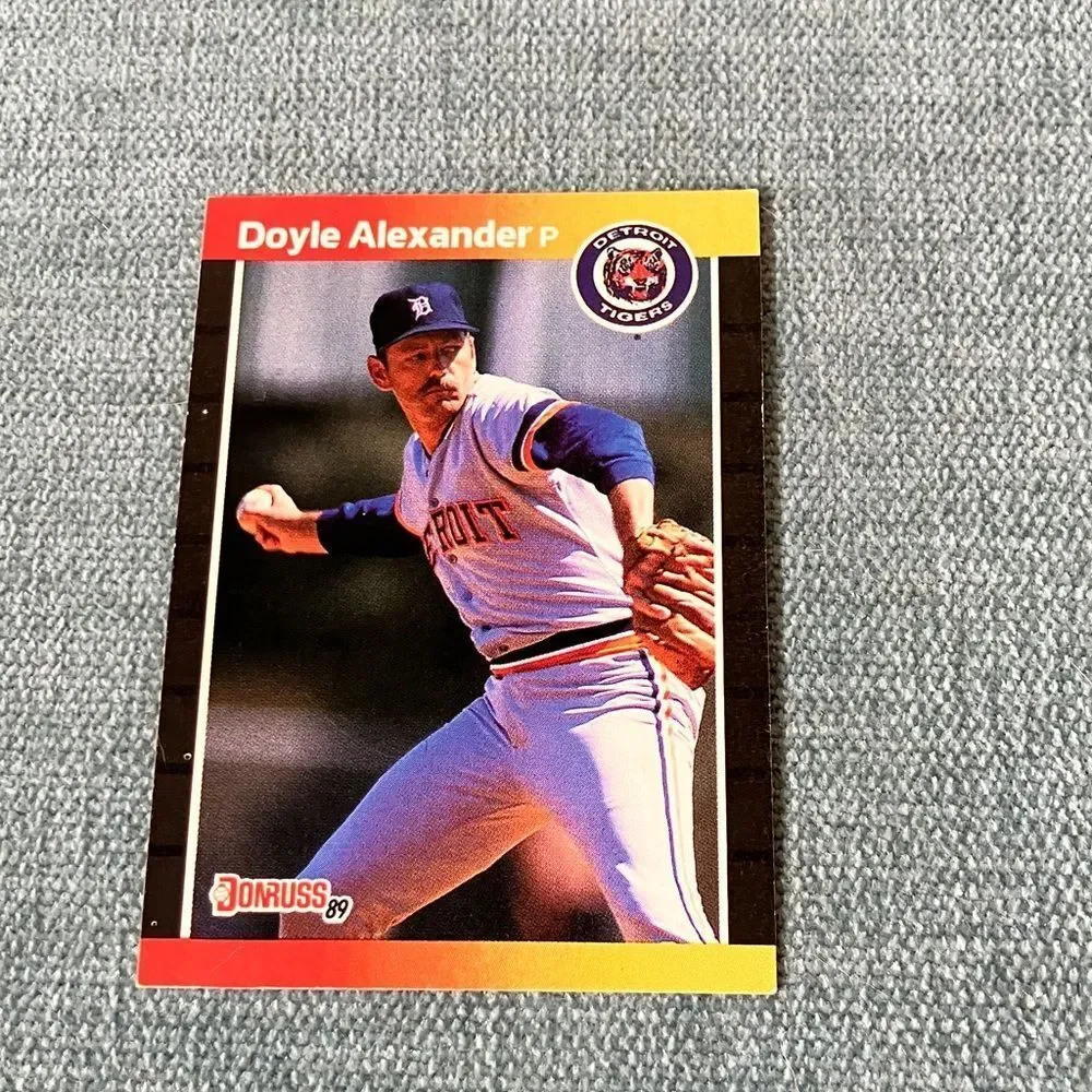 1989 Donruss Detroit Tigers Baseball Card Trading Card